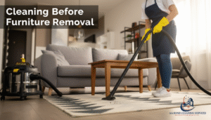 Cleaning Before Furniture Removal