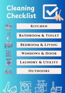 End of Lease Cleaning Checklist