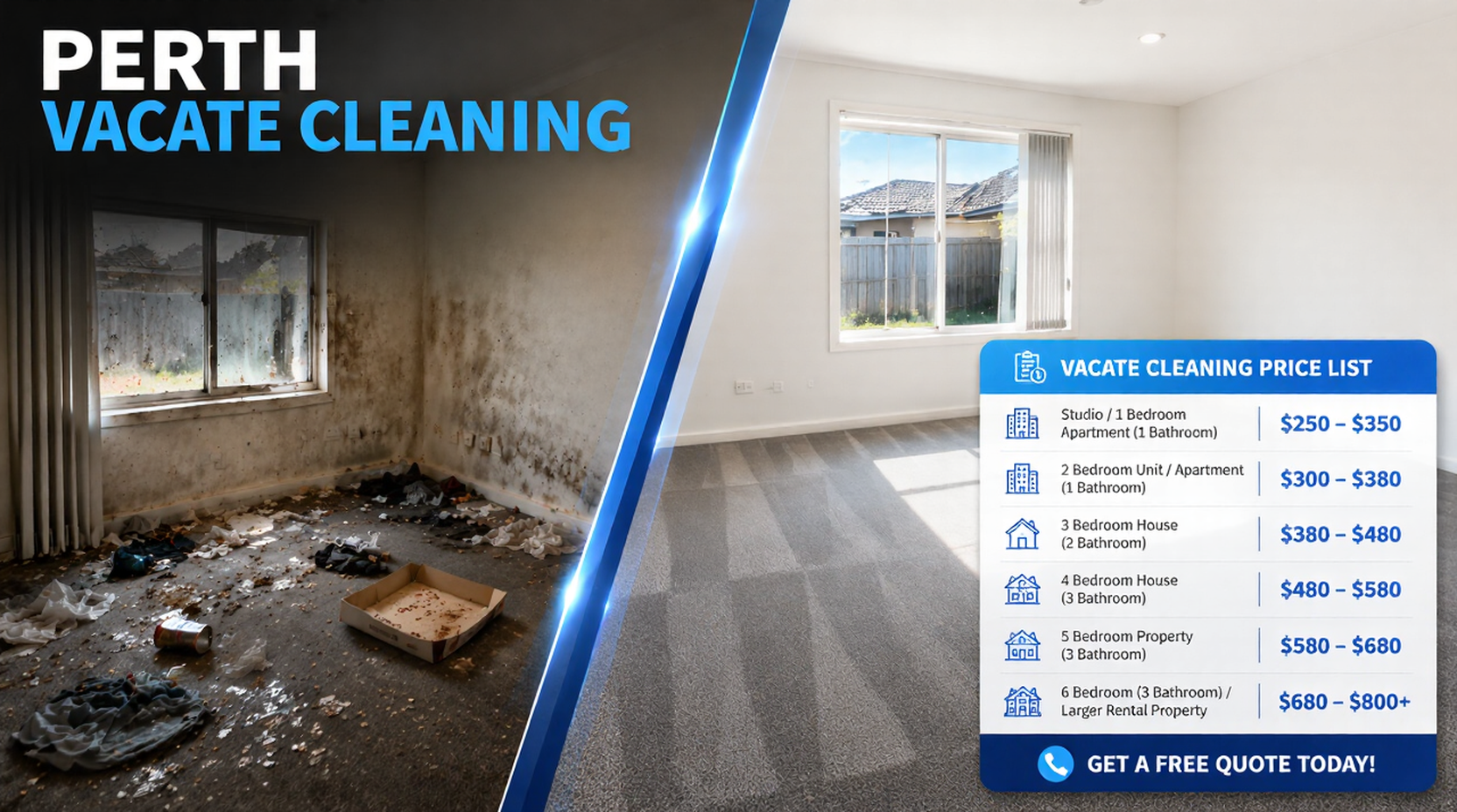 perth vacate cleaning